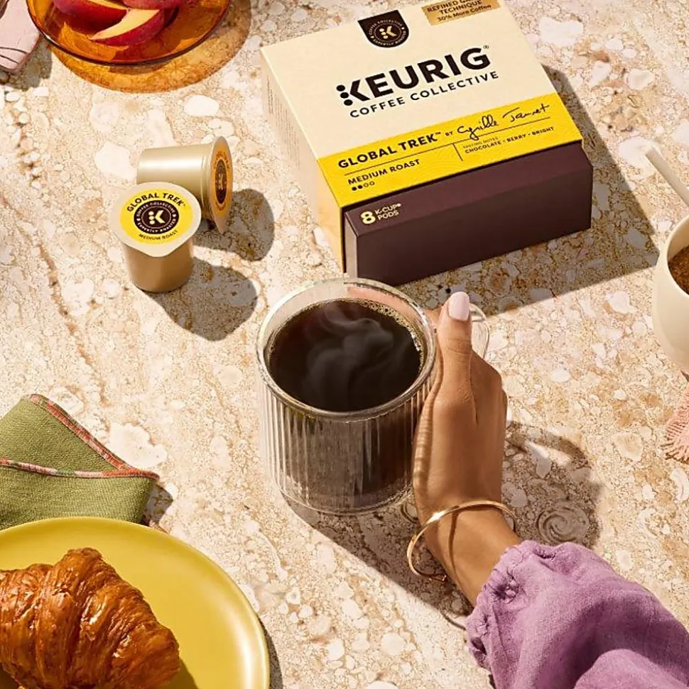 Keurig Coffee Collective Global Trek Single-Serve K-Cup Pods, Medium Roast Coffee, 80 Count (4 Packs of 20)