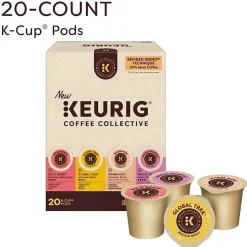 Keurig Coffee Collective Variety Pack Single-Serve K-Cup Pods, 20 Count