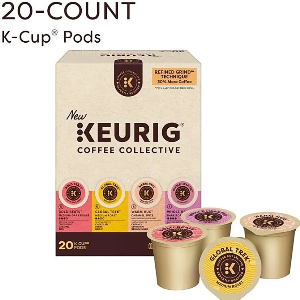 Keurig Coffee Collective Variety Pack Single-Serve K-Cup Pods, 20 Count