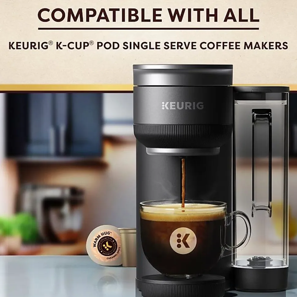 Keurig Coffee Collective Warm Hug Caramel Spice Single-Serve K-Cup Pods, Light Roast Coffee, 8 Count