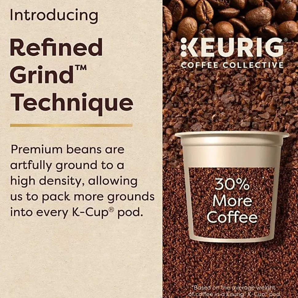Keurig Coffee Collective Warm Hug Caramel Spice Single-Serve K-Cup Pods, Light Roast Coffee, 20 Count