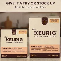 Keurig Coffee Collective Warm Hug Caramel Spice Single-Serve K-Cup Pods, Light Roast Coffee, 20 Count