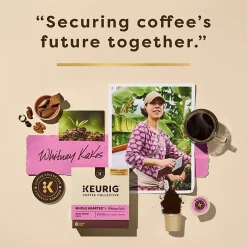 Keurig Coffee Collective Whole Hearted Single-Serve K-Cup Pods, Dark Roast Coffee, 8 Count