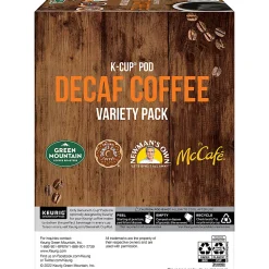 Keurig Green Mountain Coffee Roasters K Cup Variety Sampler Decaf Coffee Pack, Box Of 24 K Cup Pods
