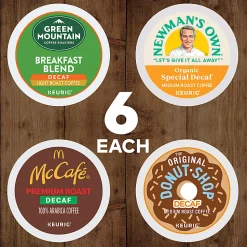 Keurig Green Mountain Coffee Roasters K Cup Variety Sampler Decaf Coffee Pack, Box Of 24 K Cup Pods