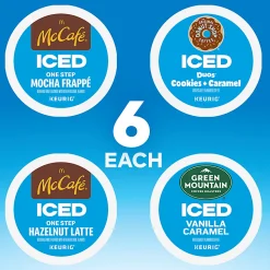 Keurig ICED Coffeehouse K-Cup® Pod Collection Variety Pack, Box Of 24 Pods