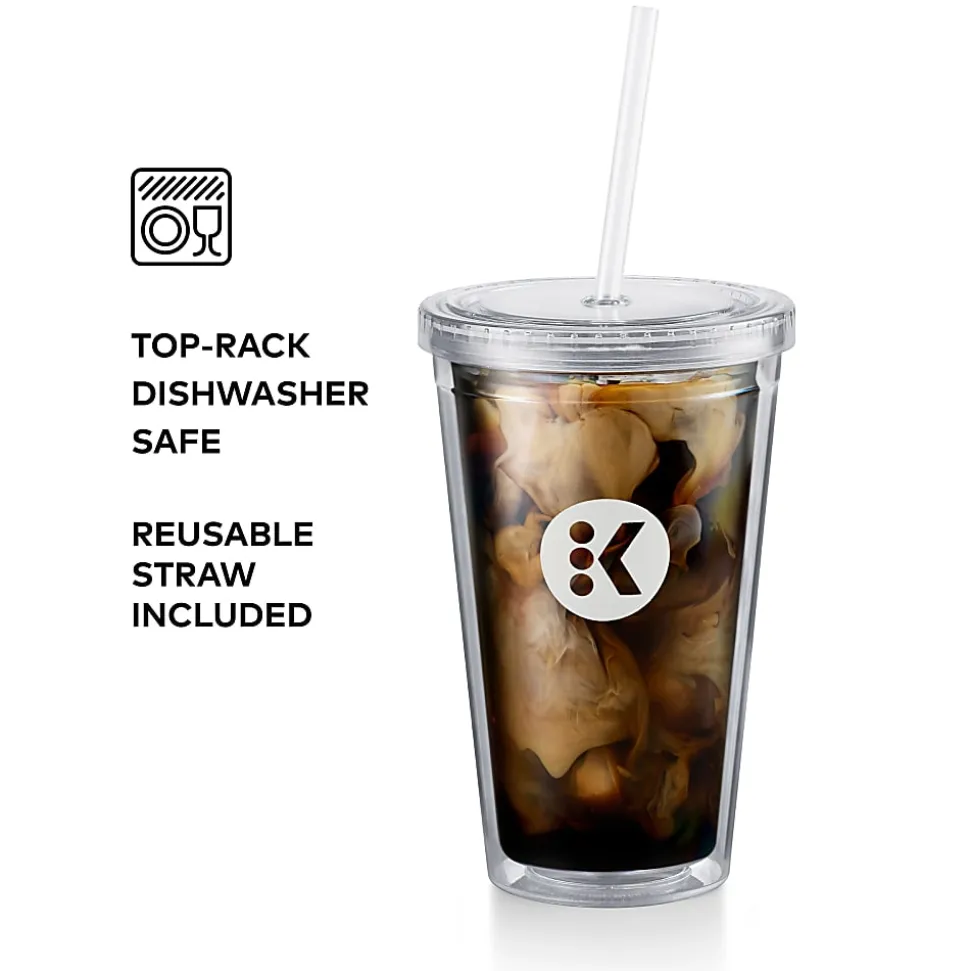 Keurig Iced Tumbler, 16oz Capacity Designed for Iced Beverages