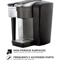 Keurig®K-1550 Brewer, 96oz Reservoir, Single Serve K-Cup® Pod Small Business Coffee Maker, Black