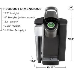Keurig® K-1550 Single Serve Coffee Maker Bundle with 8 Boxes Of K-Cup® Pods (190 pods)