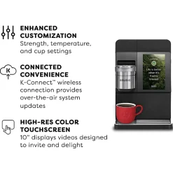 Keurig® K-4500™ Single-Serve K-Cup® Pod Cafe System for Large Workplaces makes Coffee, Tea, Cappuccinos and Lattes, Black