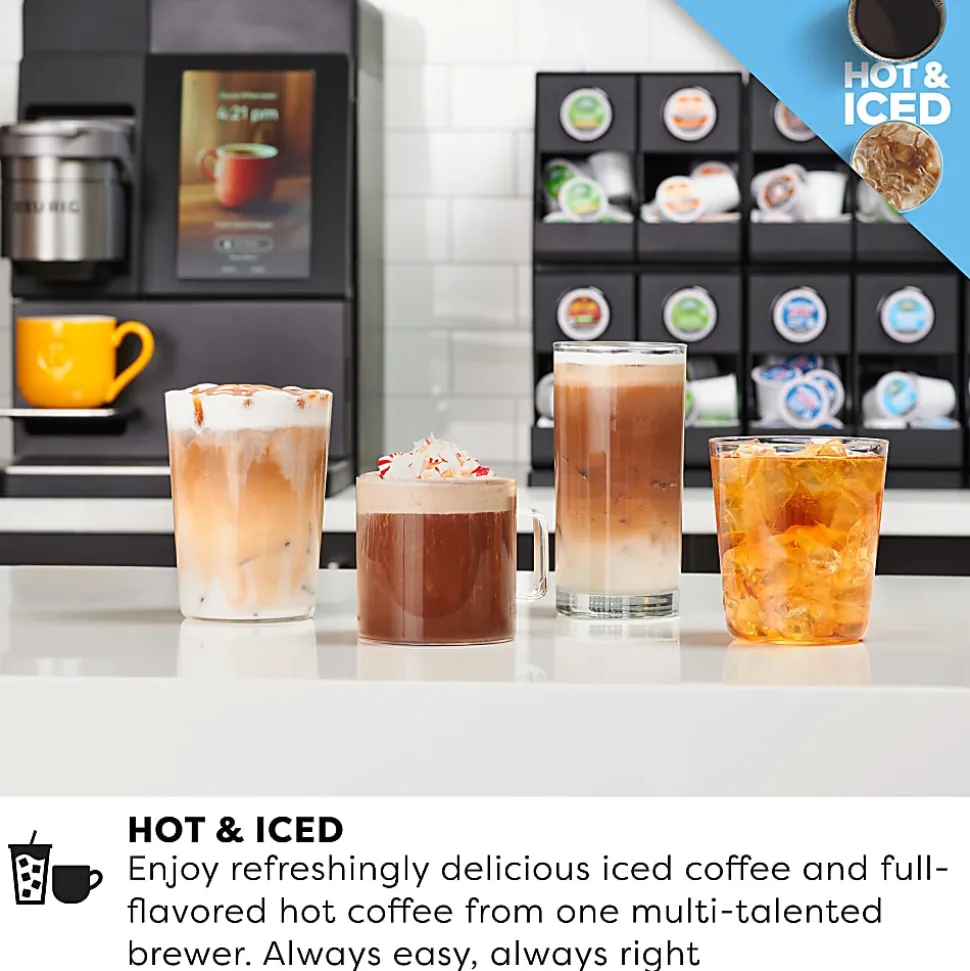 Keurig® K-4500™ Single-Serve K-Cup® Pod Cafe System for Large Workplaces makes Coffee, Tea, Cappuccinos and Lattes, Black