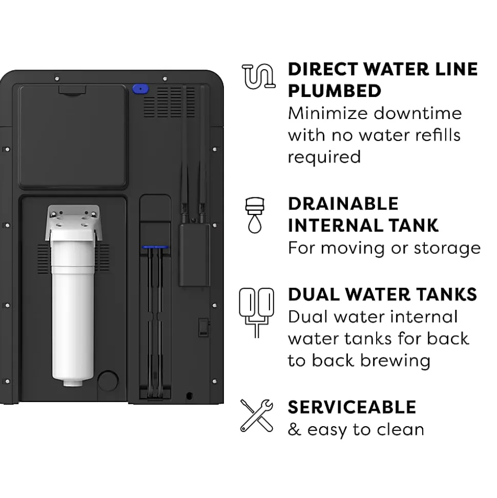 Keurig® K-4500™ Single-Serve K-Cup® Pod Cafe System for Large Workplaces makes Coffee, Tea, Cappuccinos and Lattes, Black