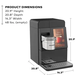 Keurig® K-4500™ Single-Serve K-Cup® Pod Cafe System for Large Workplaces makes Coffee, Tea, Cappuccinos and Lattes, Black