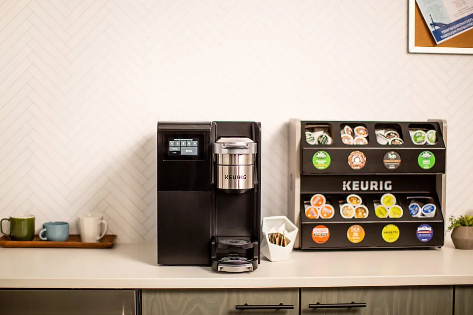 Keurig® K-3550® Single-Serve K-Cup® Pod Coffee Maker for Large Workplaces, Black/Silver