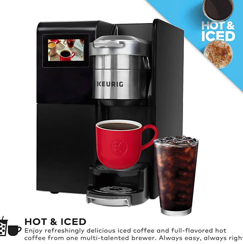 Keurig® K-3550® Single-Serve K-Cup® Pod Coffee Maker for Large Workplaces, Black/Silver
