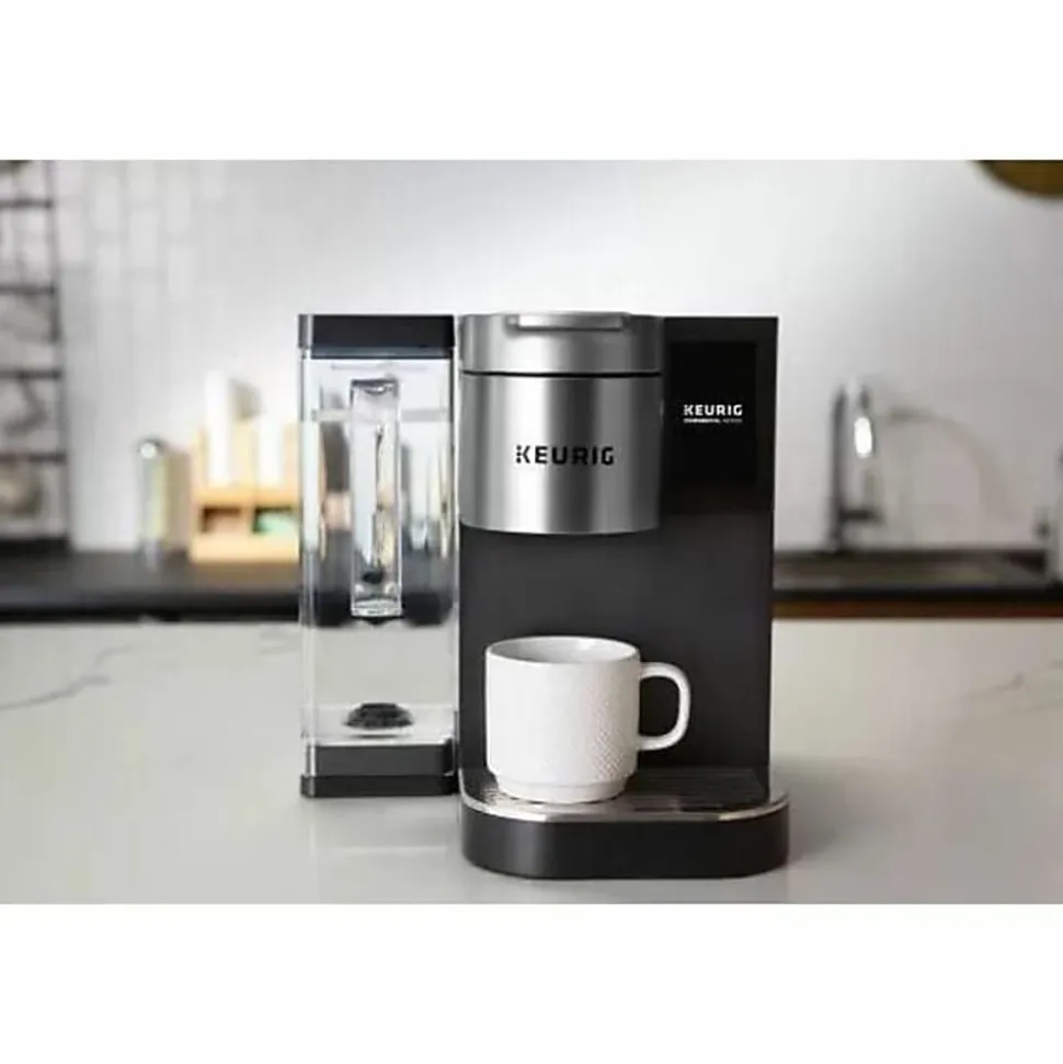 Keurig® K-2550® Single-Serve K-Cup® Pod Medium Workplace Coffee Maker, Plumbed, Silver/Black