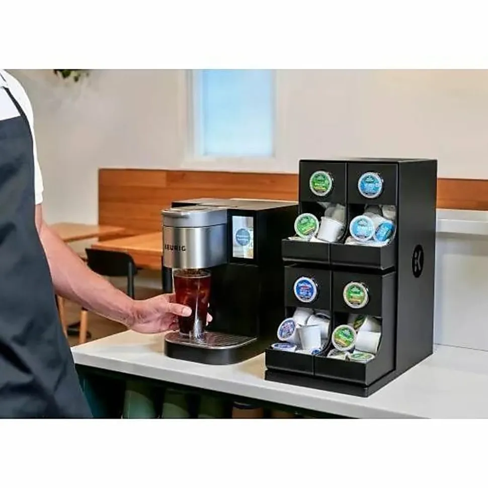 Keurig® K-2550® Single-Serve K-Cup® Pod Medium Workplace Coffee Maker, Plumbed, Silver/Black