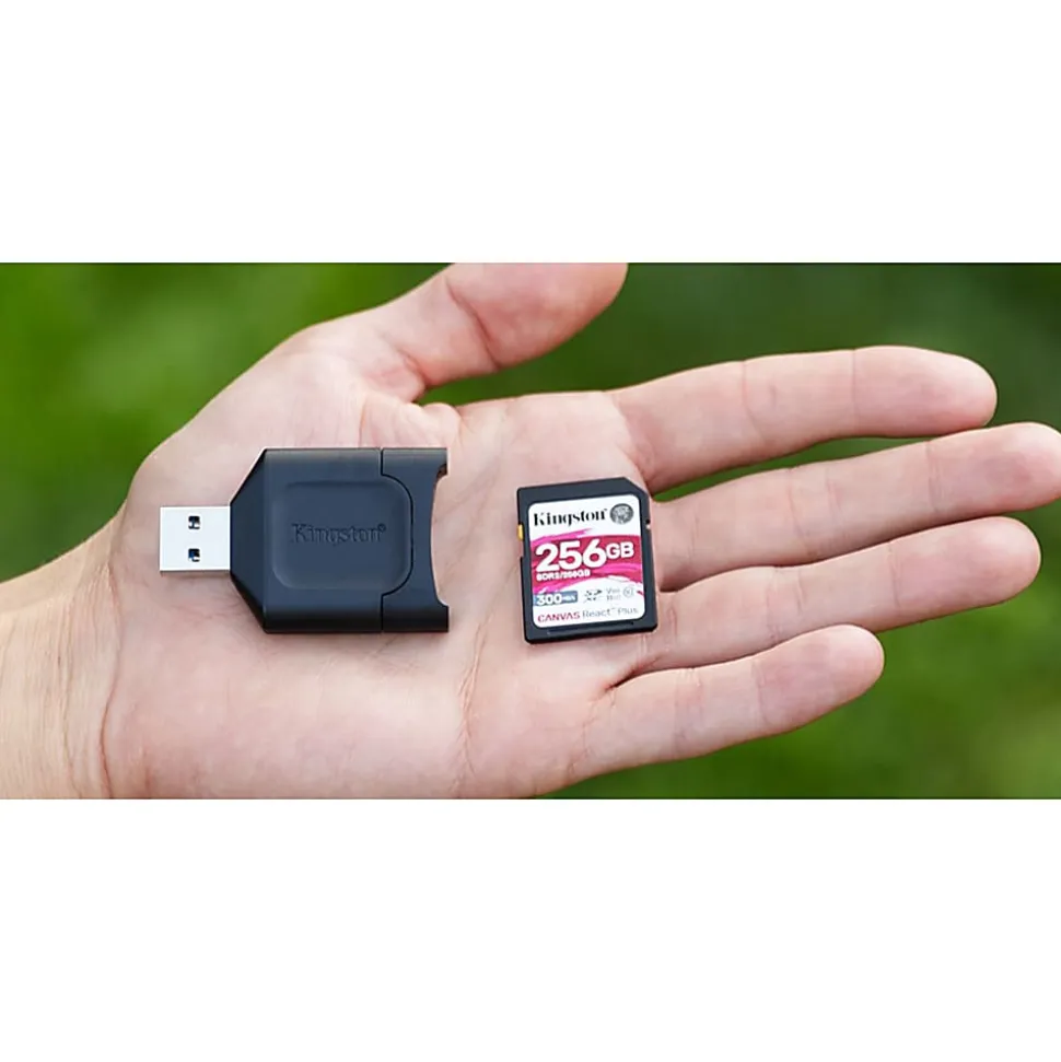 Kingston MobileLite Plus SD Reader - SDHC, SDXC, SD - USB 3.2 (Gen 1) Type A - External