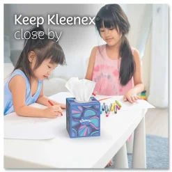Kleenex® Anti-Viral Facial Tissue, 3-Ply, White, 55 Sheets/Box, 27 Boxes/Carton