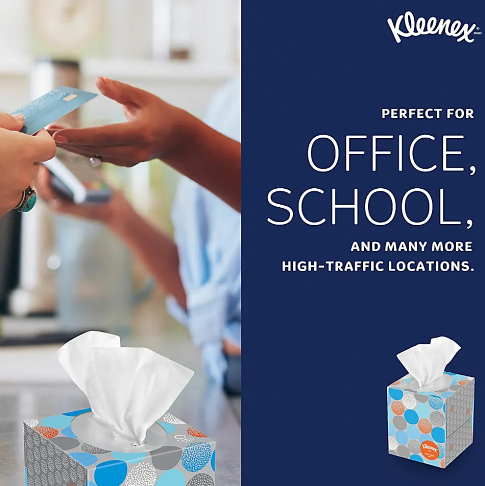 Kleenex® Anti-Viral® 3-Ply Facial Tissue, White, 68 Sheets Per Box, Carton Of 12