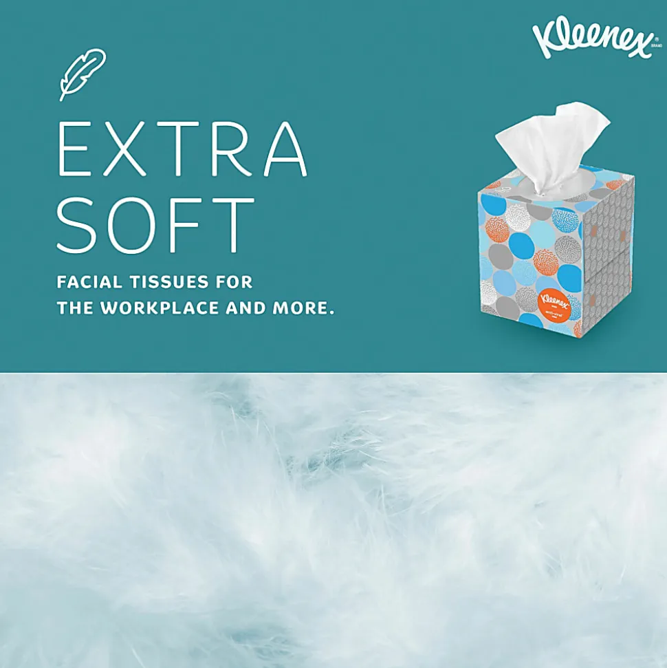 Kleenex® Anti-Viral® 3-Ply Facial Tissue, White, 68 Sheets Per Box, Carton Of 12