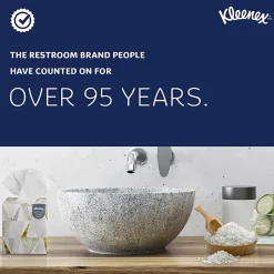 Kleenex® Anti-Viral® 3-Ply Facial Tissue, White, 68 Sheets Per Box, Carton Of 12