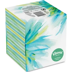 Kleenex® BOUTIQUE™ 3-Ply Facial Tissue With Lotion, Cold Care, 75 Sheets Per Box