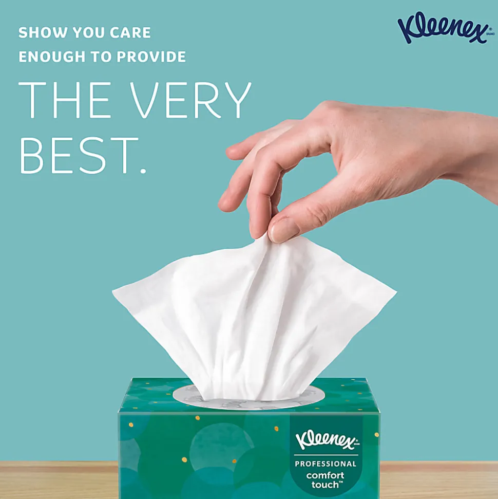 Kleenex® Boutique 2-Ply Facial Tissue, White, 95 Sheets Per Box, Carton Of 36 Boxes