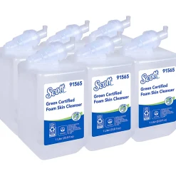 Kleenex® Foam Skin Cleanser Soap, Unscented, 33.8 Oz, Carton of 6 Cleansers