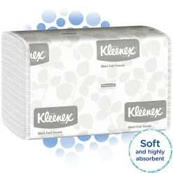 Kleenex® Multi-Fold 1-Ply Paper Towels, 150 Per Pack, Case Of 4 Packs