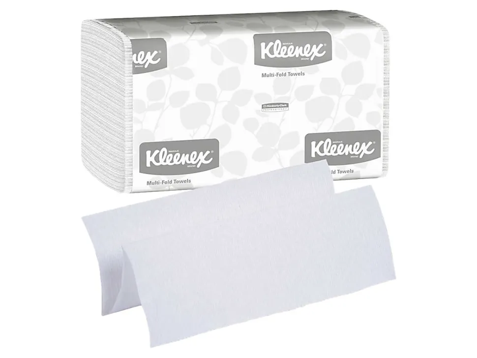 Kleenex® Multi-Fold 1-Ply Paper Towels, 150 Per Pack, Case Of 4 Packs