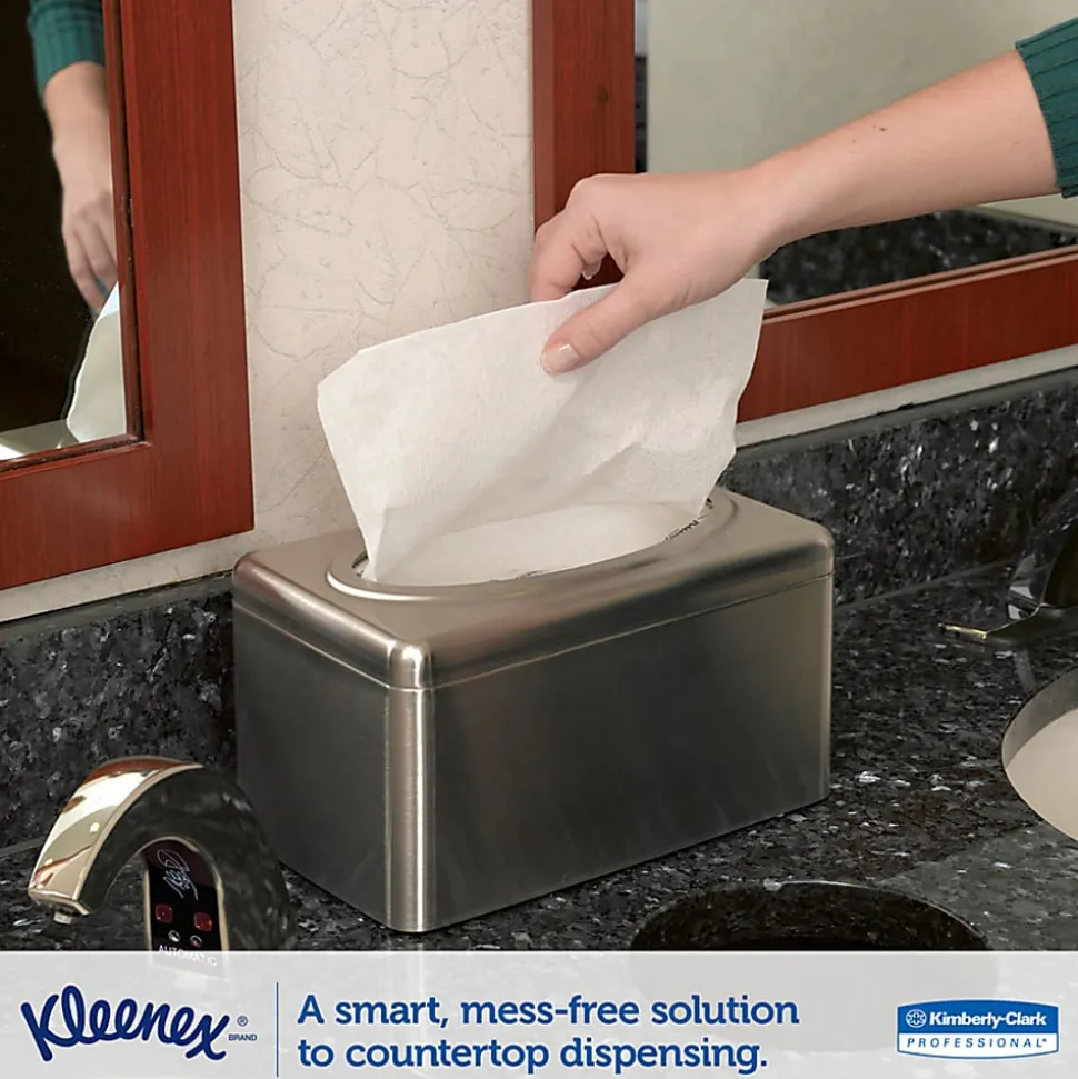 Kleenex® 1-Ply Paper Towels In A Pop-Up Box, Pack Of 120 Sheets