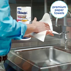 Kleenex® Premier 1-Ply Paper Towels , Perforated, 70 Sheets Per Roll, Pack of 24 Rolls