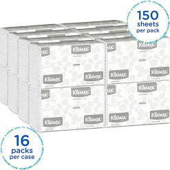 Kleenex® Professional C-Fold Paper Towels, 150 Sheets Per Pack, Case of 16 Packs