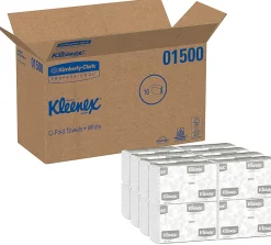 Kleenex® Professional C-Fold Paper Towels, 150 Sheets Per Pack, Case of 16 Packs