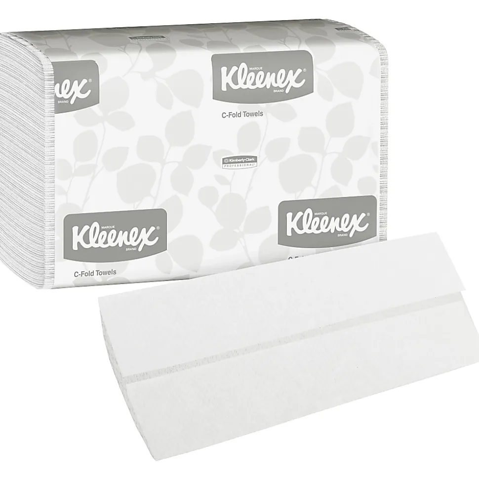 Kleenex® Professional C-Fold Paper Towels, 150 Sheets Per Pack, Case of 16 Packs