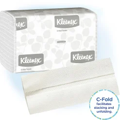 Kleenex® Professional C-Fold Paper Towels, 150 Sheets Per Pack, Case of 16 Packs