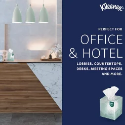 Kleenex® Professional Naturals Boutique Facial Tissue Cube, 90 Sheets Per Box, Case of 36 Boxes, 21272