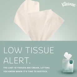Kleenex® Professional Naturals Facial Tissue, 2-Ply, White, Flat Facial Tissue Boxes for Business, 125 Sheets Per Box, Case of 48 Boxes