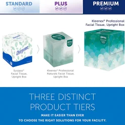 Kleenex® Professional Naturals Boutique Facial Tissue Cube, 90 Sheets Per Box, Case of 36 Boxes, 21270CT