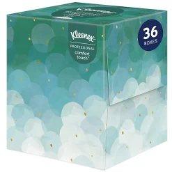 Kleenex® Professional Naturals Boutique Facial Tissue Cube, 90 Sheets Per Box, Case of 36 Boxes, 21270CT