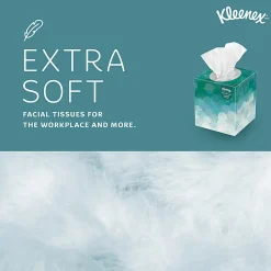 Kleenex® Professional Naturals Boutique Facial Tissue Cube, 90 Sheets Per Box, Case of 36 Boxes, 21270CT