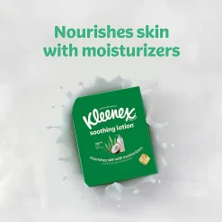 Kleenex® Soothing Lotion 3-Ply Tissues, White, 60 Tissues Per Box, Case Of 4 Boxes