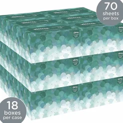 Kleenex® Ultra-Soft 1-Ply Paper Towels In Pop-Up Box, 70 Paper Sheets Per Pack, Case Of 18 Packs