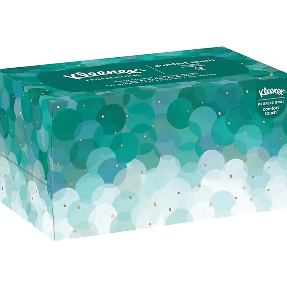 Kleenex® Ultra-Soft 1-Ply Paper Towels In Pop-Up Box, 70 Paper Sheets Per Pack, Case Of 18 Packs