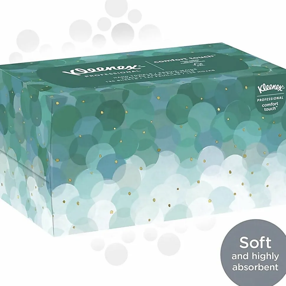 Kleenex® Ultra-Soft 1-Ply Paper Towels In Pop-Up Box, 70 Paper Sheets Per Pack, Case Of 18 Packs