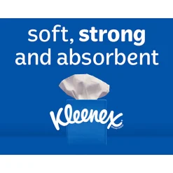 Kleenex® Ultra Soft 3-Ply Unscented Tissues, 8-1/4