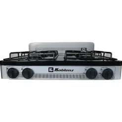 Koblenz 4-Burner Outdoor Stove, Silver