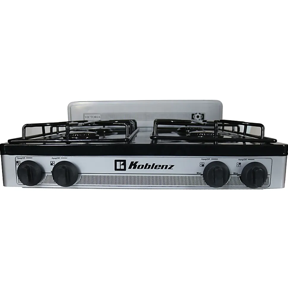 Koblenz 4-Burner Outdoor Stove, Silver