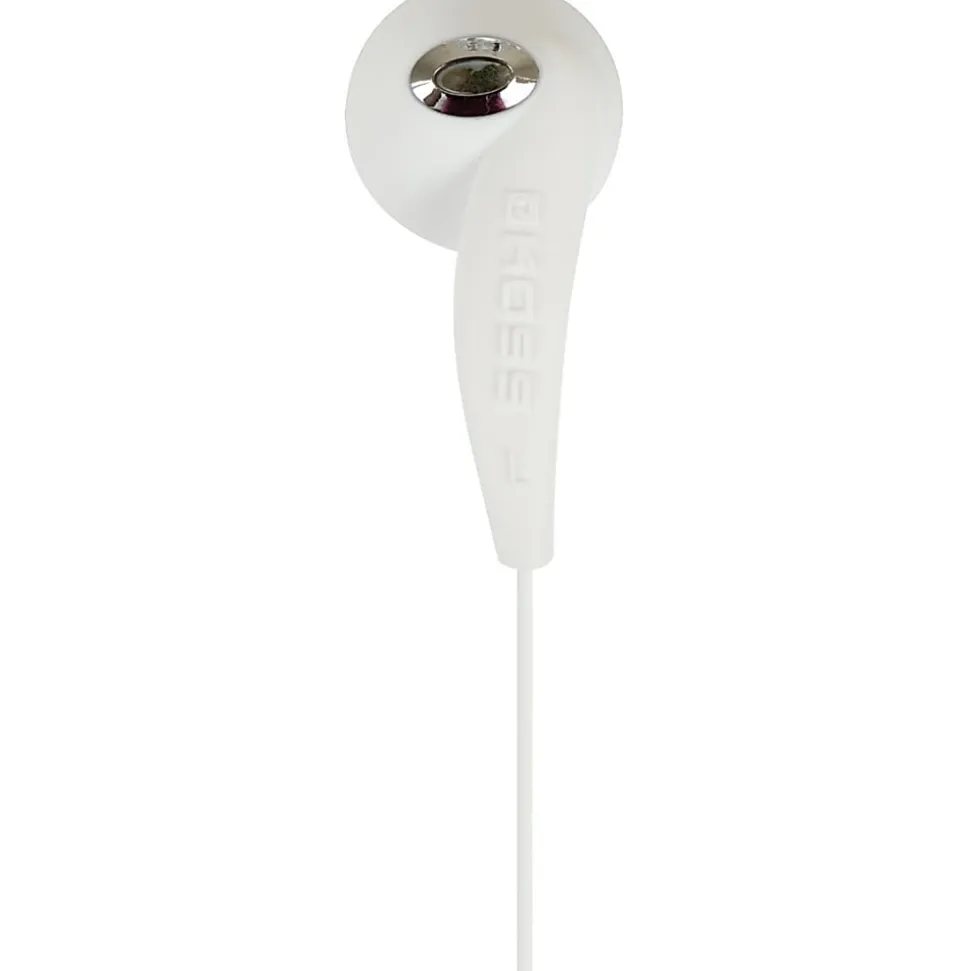 Koss JAMS Wired Earbuds, White, KE10